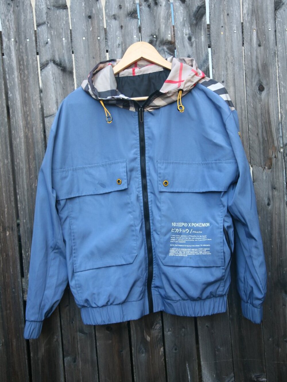 Size M - 10.Deep X Pokemon Windbreaker Reversible Hooded Jacket